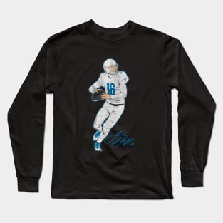 Jared Goff Superstar Pose Long Sleeve T-Shirt